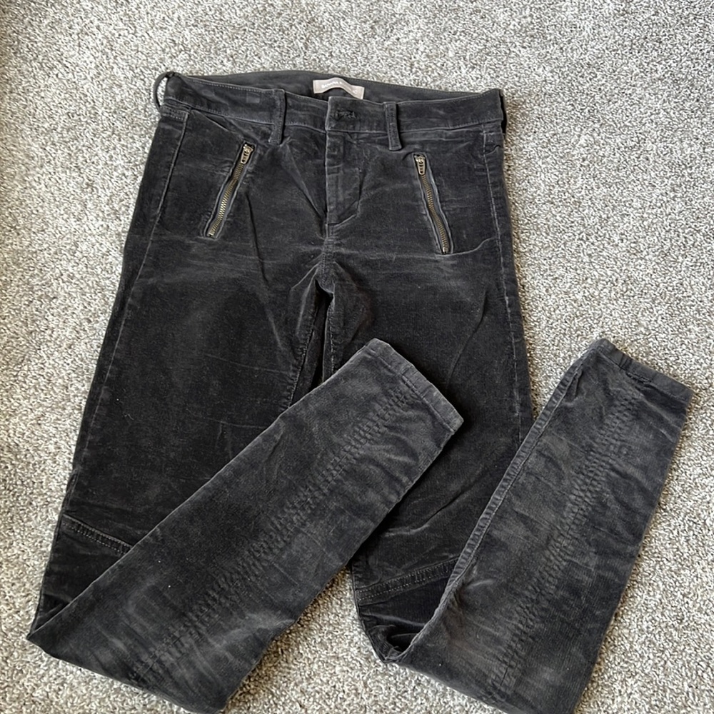 Banana Republic Corduroy Grey Ankle Pants - 28L